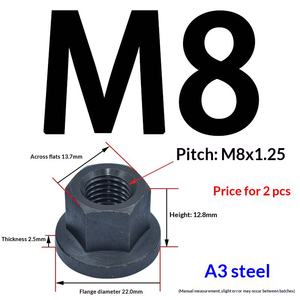 Écrou à bride avec coussinet, hexagonal surélevé, pour plaque <span class=keywords><strong>de</strong></span> presse, M8-M36, métrique, trempé - Product Image 2