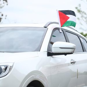 Drapeau de voiture personnalisé grand format Palestine, drapeau de bureau miniature à agiter à la main, drapeau de voiture, drapeau Palestine - Product Image 2