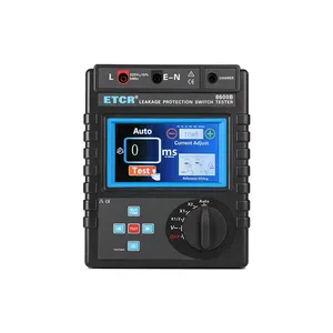 ETCR8600B 누설 테스터 RCD 테스터 AC 전압 누설 전류 테스트 0 - 999ms , 5-1000mA