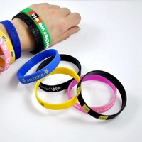Bracelets personnalisés imperméables ; Impression couleur intégrale en PVC souple ; Bandes d'identification pour événements et activités promotionnelles