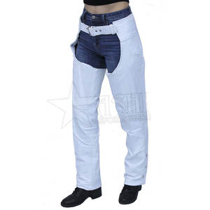 Course de chevaux 2024 hommes équitation cuir sport complet 2024 haute qualité dames cuir Chaps - Product Image 3