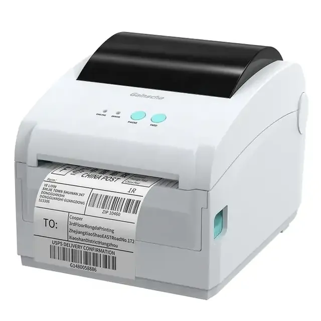 Gainscha GS-2408D 4 Inch Barcode Direct Thermal Printer Shipping Label Printer