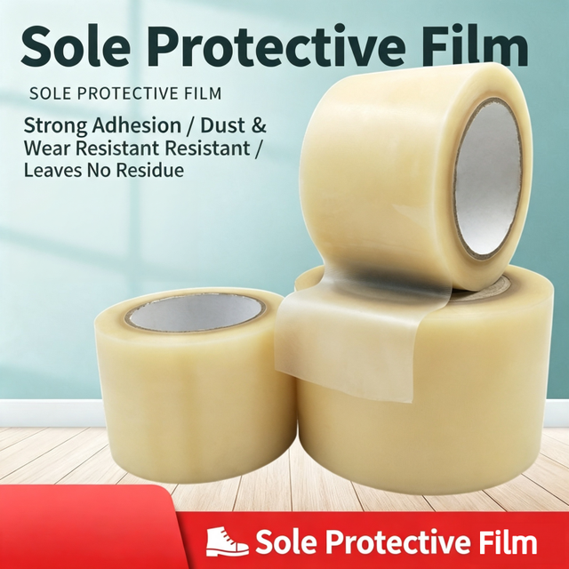 Self Adhesive Shoe Sole Protector Tape Translucent Beige Anti Slip Wear Resistant Sticker for Sneakers Leather Shoes Heels