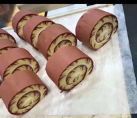 Équipement de découpe de gâteaux roulés à ultrasons Wanlisonic, machine automatique de découpe de gâteaux éponge
