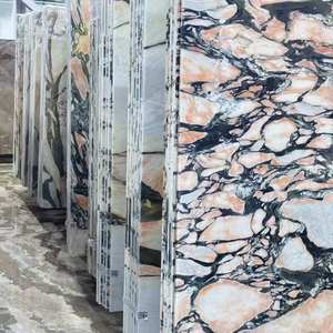 <span class=keywords><strong>Notre</strong></span> <span class=keywords><strong>Dame</strong></span> Rose Marbre Grande Dalle Étanche Durable Moderne Intérieur/Extérieur Mur Design pour Cuisine Escalier Atelier Villa - Product Image 6