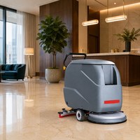Nettoyeur-sécheur de sols à pousser CleanHorse ARES520, alimenté par batterie, pour usage en clinique et en pharmacie