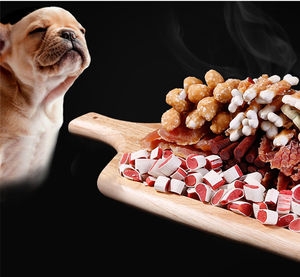 מפעל סיטונאי 110g בשר בקר רצועת כלב חטיפי כלב פינוקים להקפיא מיובש עוף חתוך לקוביות עוף שד להקפיא יבש לחיות מחמד מזון - Product Image 6