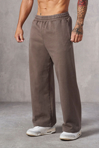 <span class=keywords><strong>Pantaloni</strong></span> Sportivi da Uomo Blu Navy a Gamba Larga, Vita Elastica, Vestibilità Comoda, Casual, per Allenamento e Streetwear, <span class=keywords><strong>con</strong></span> <span class=keywords><strong>Tasche</strong></span> <span class=keywords><strong>Laterali</strong></span> - Product Image 5
