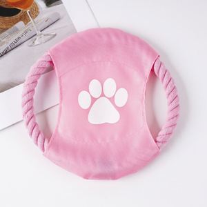 Juguete Masticable Interactivo para Limpiar los Dientes de Mascotas, Frisbee con Logotipo Personalizado, Hecho de Algodón para Uso Doméstico, para Perros y Gatos - Product Image 4