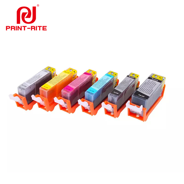 Print-Rite PGI-525 CLI-526 Ink Cartridges Compatible for Canon PIXMA IP4850 IP4950 MG5150 Printer Color and Black