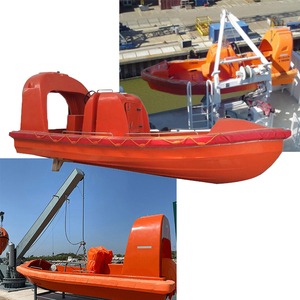 Davit à bras unique en plastique renforcé GRP, norme SOLAS, 4,5-6 m, orange, pour bateau, sauvetage d'urgence, CCS EC - Product Image 5