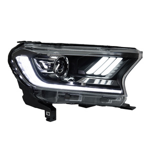 Luces para <span class=keywords><strong>Auto</strong></span> Ford Ranger, Lentes de Proyector para Faros Delanteros 2015 Everest, Luz Dinámica Intermitente, Lámpara Delantera F-100 Endeavor, Faros LED DRL - Product Image 6