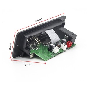 Amplificador de potencia de 10W, PLACA DE REPRODUCTOR DE MP3 con micrófono, placa de decodificación de MP3, Material plástico compatible con formato de Audio WAV - Product Image 1