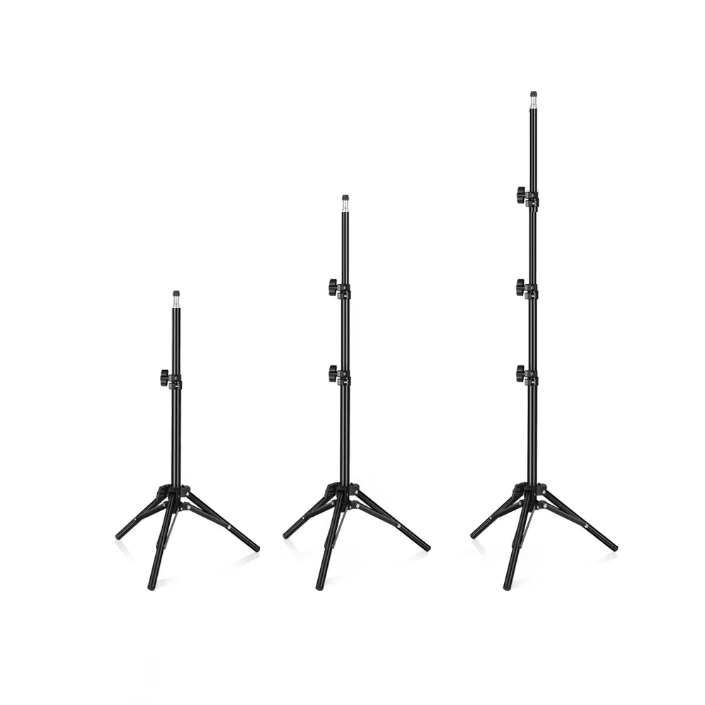 W & 5 MINIポータブルスポンジプロフェッショナル調節可能な三脚アルミニウム合金写真クリップクランプスタンド三脚電話ホルダー