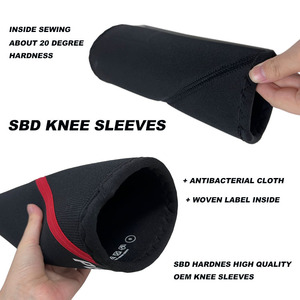 Logo personnalisé OEM 7mm <span class=keywords><strong>Powerlifting</strong></span> genouillères haltérophilie genouillère en néoprène pour la sécurité du fitness - Product Image 3