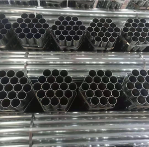 Tuyau pré-galvanisé Q195, diamètre extérieur 21,3 mm, épaisseur 1,8 mm, 12 m, pour conduit électrique domestique - Product Image 1