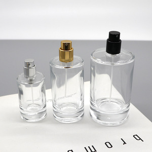 <b>Empty</b> Square Glass <b>Perfume</b> <b>Bottles</b> with Pump Sprayer Customized 30ml/50ml/100ml Screen Printing & Hot Stamping Options - Product Image 1