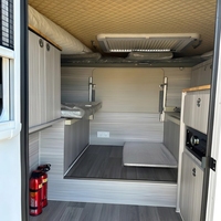 Meilleures remorques de voyage modernes légères en aluminium et tissu Oxford avec lit pour camion tout-terrain
