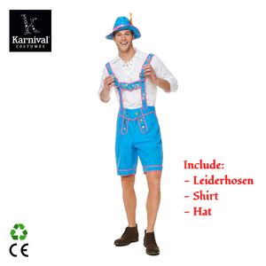 ODM al por mayor: Kits de disfraz tradicional bávaro para <span class=keywords><strong>hombre</strong></span>, con camisa, sombrero y Lederhosen, para Oktoberfest, fiestas de cerveza y <span class=keywords><strong>carnaval</strong></span>, inspirados en películas y televisión. - Product Image 3
