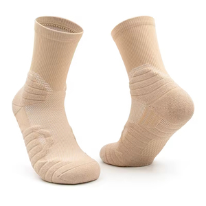 Custom Embroidery Logo Men Thick Anti Bacterial Breathable <b>Grip</b> Sports <b>Socks</b> Badminton Tennis Basketball Team Wholesale - Product Image 5