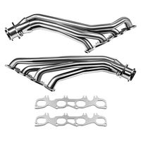 Collecteur d'échappement en acier inoxydable à tube long compatible avec Chrysler 300 2005-2011 et Dodge Challenger 2008-2010 5.7L