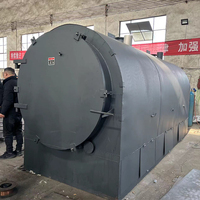 Four rotatif continu de carbonisation de charbon de bois à poussière de bois four de pyrolyse de biochar four de fabrication de charbon de coco prix