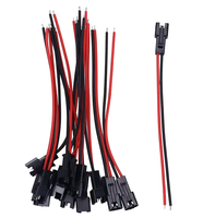 Câbles électriques personnalisés à 3 et 4 broches avec connecteurs JST, fiches SM à 2 broches, fils de connexion mâles et femelles