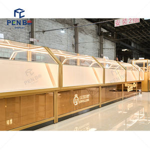 Vetrine per Gioielli di Guangzhou, Vetrina Espositiva alla Moda in MDF per Duty Free Shop con Cassetti - Product Image 1