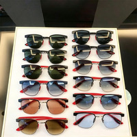 Lunettes de soleil polarisées de luxe pour hommes et femmes, marque de créateur, protection UV400, monture intégrale confortable, grande monture, verres dégradés tendance, OEM