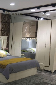 Meubles <span class=keywords><strong>de</strong></span> chambre à coucher <span class=keywords><strong>de</strong></span> taille <span class=keywords><strong>de</strong></span> <span class=keywords><strong>lit</strong></span> double économique <span class=keywords><strong>de</strong></span> <span class=keywords><strong>style</strong></span> <span class=keywords><strong>romantique</strong></span> à la mode ensemble <span class=keywords><strong>de</strong></span> chambre à coucher pour la maison - Product Image 4