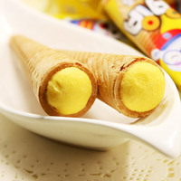 Groothandel Koreaanse Snackkoekjes Exotische Snack 53.4G Ijsvorm Aardbeiensmaak/Chocoladesmaak Koekjes