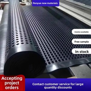 Planche de drainage en plastique composite concave-convexe pour <span class=keywords><strong>toiture</strong></span>, filtre à eau HDPE hydrophobe, fabriquée par le producteur - Product Image 2