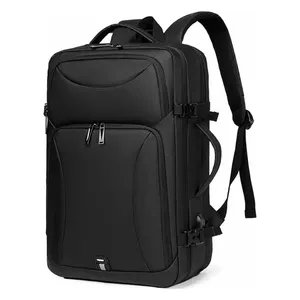 विस्तार योग्य यात्रा वाटरप्रूफ नोटबुक बैग यूएसबी स्कूलबैग स्पोर्ट्स बैग बैकपैक पुरुषों के लैपटॉप बैकपैक