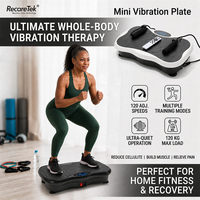 Vibrationsplatte zur Gewichtsreduktion, Ganzkörper-Trainingsgerät, 4D 30 Hz Elektromagnetische Vollmassage, Cardio-Heimtrainer