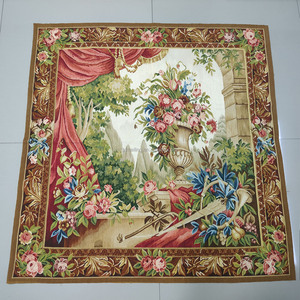 Tùy chỉnh quá khổ lớn handmade len pháp <span class=keywords><strong>AUBUSSON</strong></span> tấm thảm của Ý Phục Hưng cổ điển treo cho tường trang trí - Product Image 3