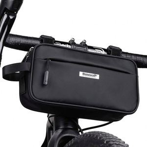 Bolsa de bicicleta con correa frontal para ciclismo al aire libre, impermeable, personalizada, para manillar de bicicleta, muestra gratuita - Product Image 4
