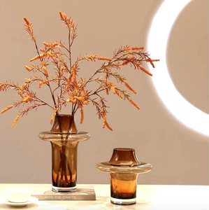 Ornements en verre artistique médiéval haut de gamme, arrangement de fleurs romantiques aquatiques, <span class=keywords><strong>vase</strong></span> français, <span class=keywords><strong>vase</strong></span> de table - Product Image 3