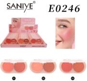 Palette de fard à joues Saniye E0246, maquillage mat pour le visage, haute pigmentation, pour les tons de peau clairs, taille normale - Product Image 1