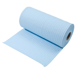 Papel de Limpieza Reforzado Industrial - Blanco y Azul - 4 Capas - 200 Toallitas - Dispensadores de Papel - <span class=keywords><strong>Toallas</strong></span> de Papel Comerciales - Product Image 3