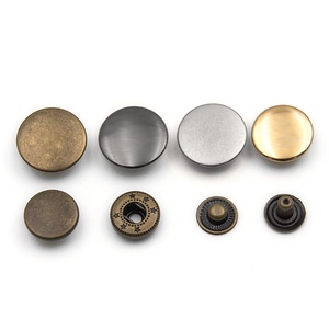 Custom Made Brand logo 18mm <b>Press</b> Metal Magnetic <b>Button</b> Prong Snap <b>Buttons</b> - Product Image 4