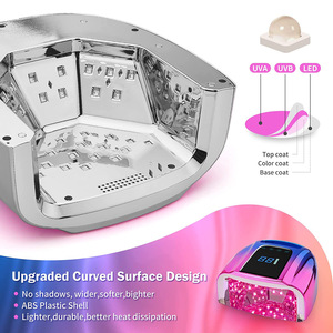 Hot Sale <b>Wireless</b> Design 8-12 Hours Work Time 96W Power Nail Dryer Rechargeable UV LED Nail <b>Lamp</b> for Nail Gel Polish Home Use - Product Image 4