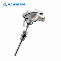 Probe Termokopel Tipe K WRN-130 230 Termometer Sensor Suhu Baja Tahan Karat untuk Tungku Bata