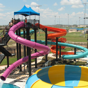 热销玻璃钢水滑梯厂家儿童水池游乐场设备 - Product Image 4