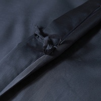 Parure de lit 100 % biologique en viscose de bambou respirante, comprenant une taie d'oreiller soyeuse, un drap-housse en bambou et une housse de couette, idéale pour les personnes ayant chaud la nuit.