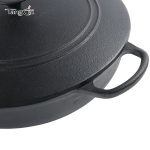 Super Oferta: Olla Holandesa Artística de Hierro Fundido de Alto Rendimiento para Catering <span class=keywords><strong>y</strong></span> Camping, Certificada LFGB, Apta para <span class=keywords><strong>Horno</strong></span>, Antiadherente - Product Image 4