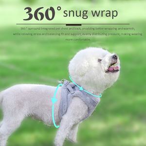 Chaleco grueso <span class=keywords><strong>de</strong></span> <span class=keywords><strong>pelo</strong></span> <span class=keywords><strong>de</strong></span> <span class=keywords><strong>conejo</strong></span> simulado, arnés <span class=keywords><strong>de</strong></span> lujo sin tirones para perros pequeños, Correa y arnés para perros - Product Image 3