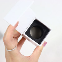 Flacon en verre vide en forme de boule, diffuseur de parfum, désodorisant de voiture, avec capuchon en bois, boîte d'emballage de papier magnétique, 5ml