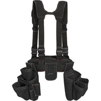 Ceinture porte-outils robuste et imperméable pour jardinage, électricien, charpentier avec bretelles - OEM/ODM disponible, capacité 150 lb