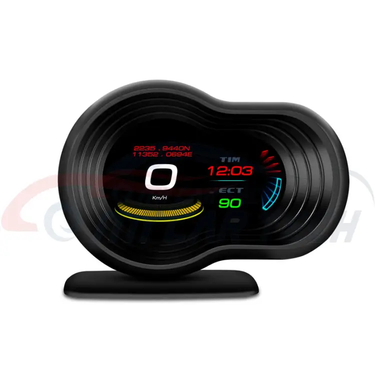 Nuovo di Vendita caldo OBD2 GPS F9 Display Meter Auto LCD Full Head-up Display HUD di Guida Del Computer OBD2 Diagnostica strumenti