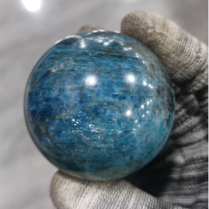 Nueva Esfera de Apatita Azul Pulida, Cristales Naturales, <span class=keywords><strong>Piedras</strong></span> Curativas, Esfera de Diferentes Tamaños para Colección - Product Image 4